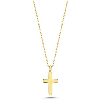KolyeHaç Sembolü Altın Kolye - Cross - Penna Jewels